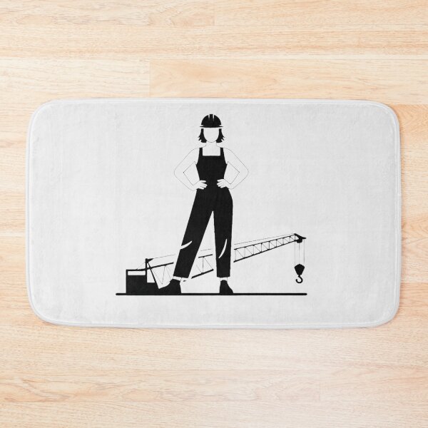 Item preview, Woman in Crane, Crane Operator Driver Worker Work At Height designed and sold by Cr320.