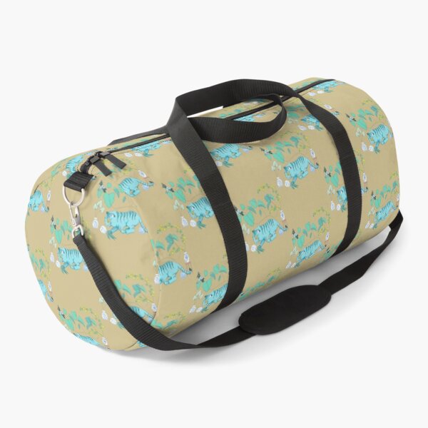 Item preview, Blue Tiger Amidst Floral Vases & Bird | PERFECT GIFT FOR YOU AND FRIENDS designed and sold by BrooksShopUS.