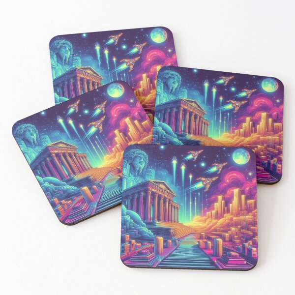 Item preview, ancient roman temples and spaceships designed and sold by Dogandesighn.
