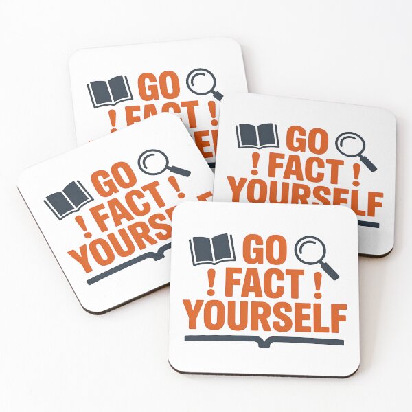 Item preview, Go Fact Yourself - It’s the perfect gift for anyone who loves facts, science, critical thinking, and smart humor. designed and sold by ZyziowskyArt.