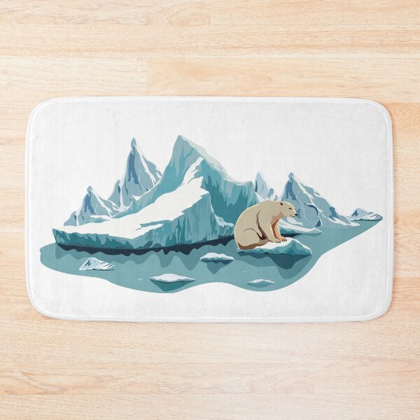 Item preview, Iceberg and polar bear illustration designed and sold by KC-DESIGN.