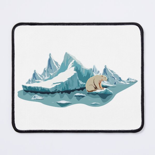 Item preview, Iceberg and polar bear illustration designed and sold by KC-DESIGN.