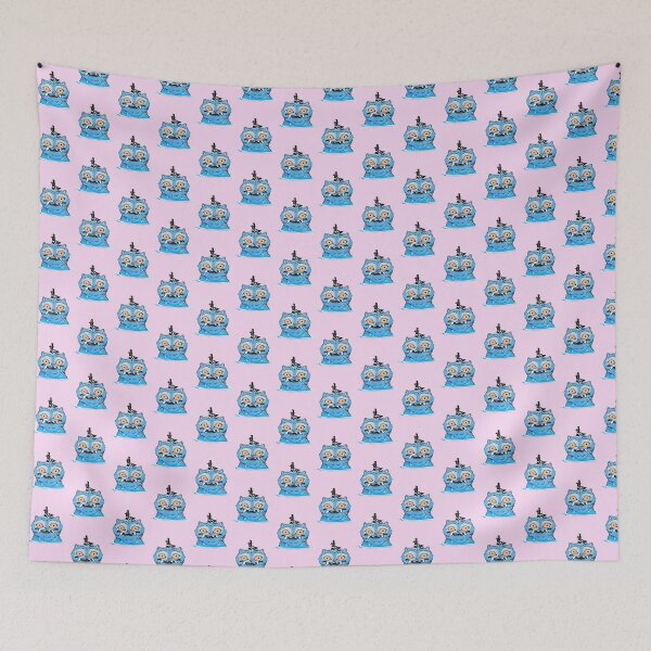 Item preview, Derpy Blue Tiger Demon with Bird Hat | PERFECT GIFT FOR YOU AND FRIENDS designed and sold by BrooksShopUS.