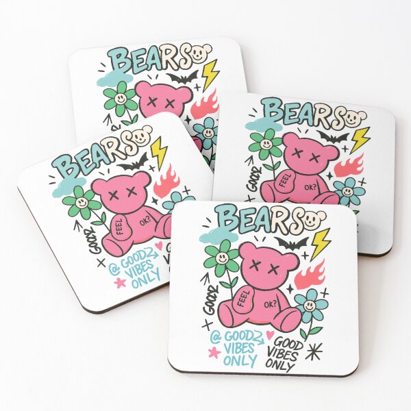 Item preview,  Graffiti Street Art Pink Teddy Bear Design designed and sold by Piralez.