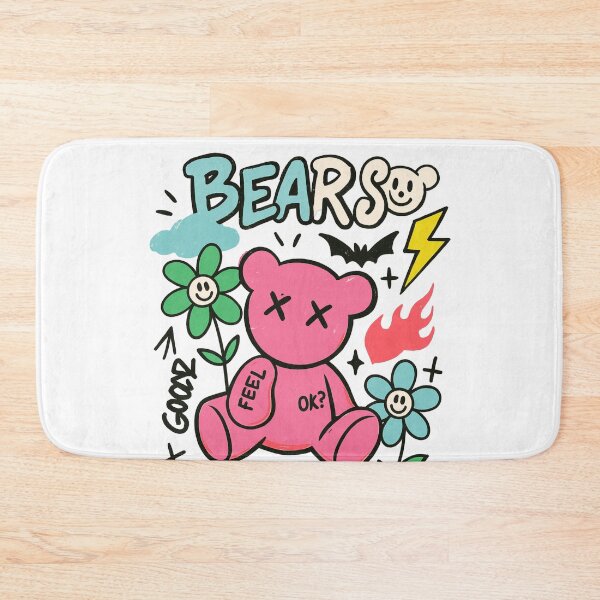 Item preview,  Graffiti Street Art Pink Teddy Bear Design designed and sold by Piralez.