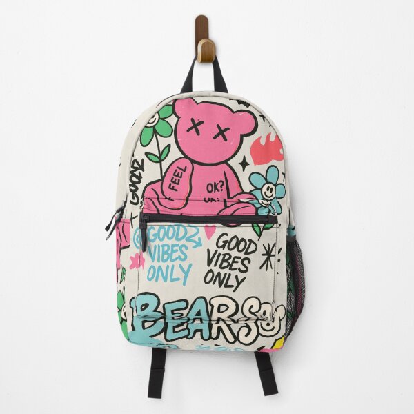 Item preview, Graffiti Street Art Pink Teddy Bear Design designed and sold by Piralez.