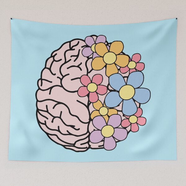 Item preview, Floral Mind Brain designed and sold by BrownHorse90s.