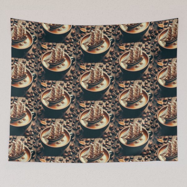 Item preview, Coffee and sailing ship designed and sold by Dogandesighn.