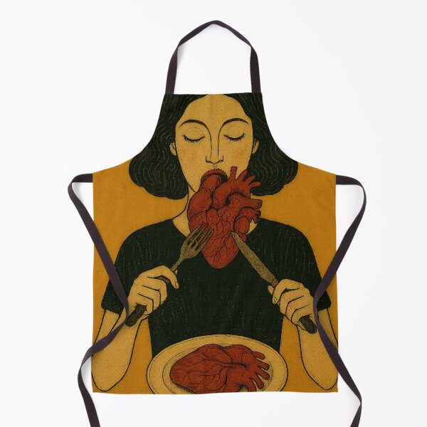 Item preview, woman eating a heart designed and sold by diulid.