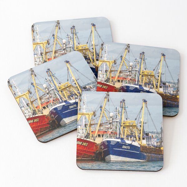 Item preview, Commercial fishing boats in the harbour designed and sold by yackers1.
