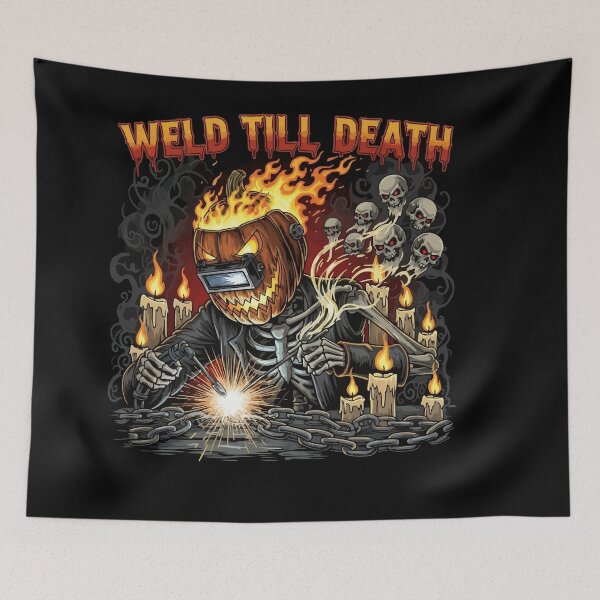 Item preview, Halloween Skeleton Welder designed and sold by bihtti.