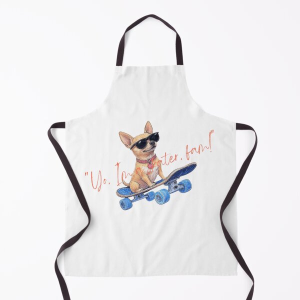 Item preview, Cool Chihuahua Skateboard T-Shirt, Fun Dog Lover Gift designed and sold by FunnyPetTeesJP.