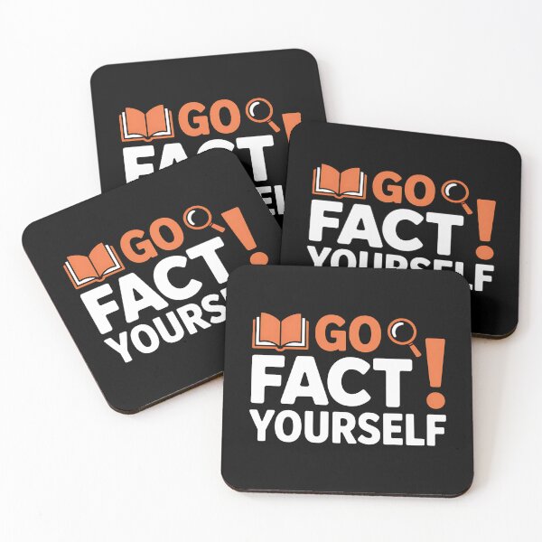 Item preview, Go Fact Yourself - It’s the perfect gift for anyone who loves facts, science, critical thinking, and smart humor. designed and sold by ZyziowskyArt.