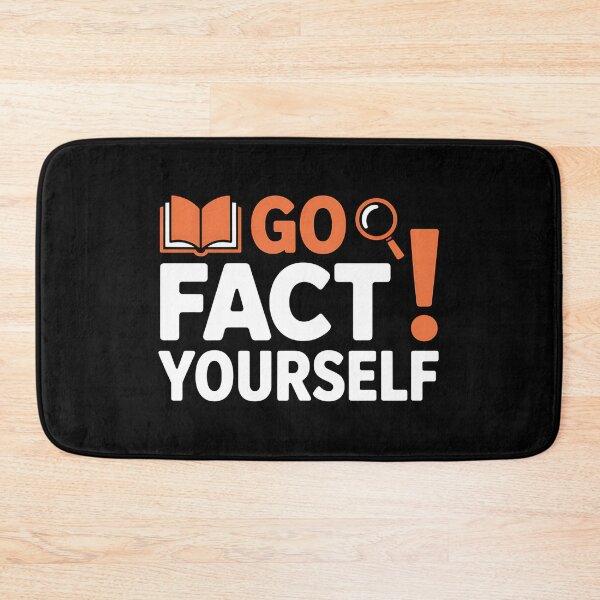 Item preview, Go Fact Yourself - It’s the perfect gift for anyone who loves facts, science, critical thinking, and smart humor. designed and sold by ZyziowskyArt.