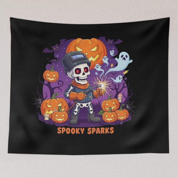 Item preview, Halloween Skeleton Welder designed and sold by bihtti.