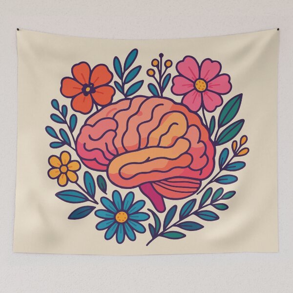 Item preview, Blooming Brain Mental Wellness designed and sold by BrownHorse90s.