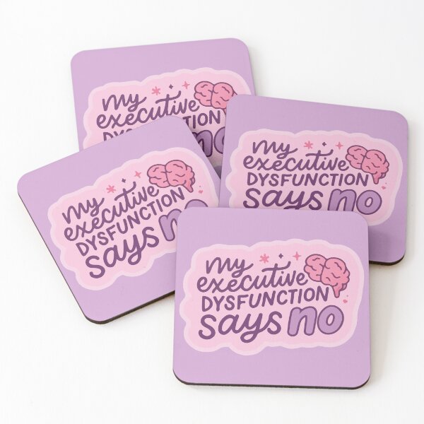 Item preview, Executive Dysfunction Funny Quote designed and sold by BrownHorse90s.