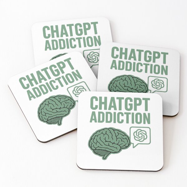 Item preview, ChatGPT Addiction – Relatable Funny Meme Design designed and sold by RouniBoutique.