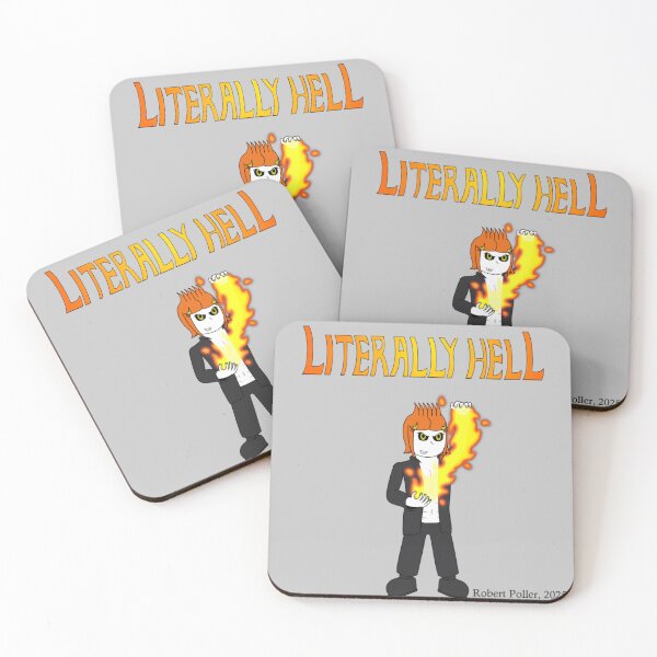 Item preview, Literally Hell - Damien designed and sold by Literally Hell Shop.