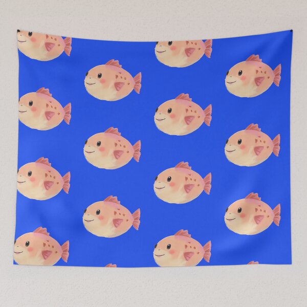 Item preview, Adorable Kawaii Cute Pufferfish designed and sold by bvdesignart.