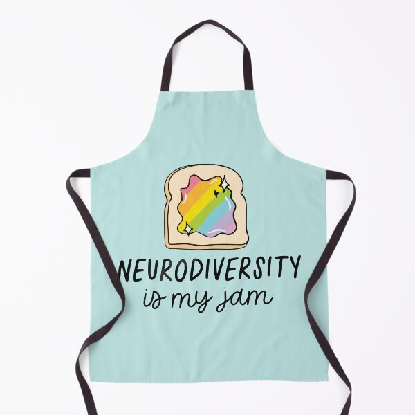 Item preview, Neurodiversity Is My Jam Rainbow Toast designed and sold by BrownHorse90s.