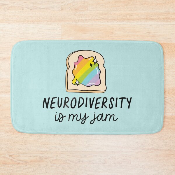 Item preview, Neurodiversity Is My Jam Rainbow Toast designed and sold by BrownHorse90s.
