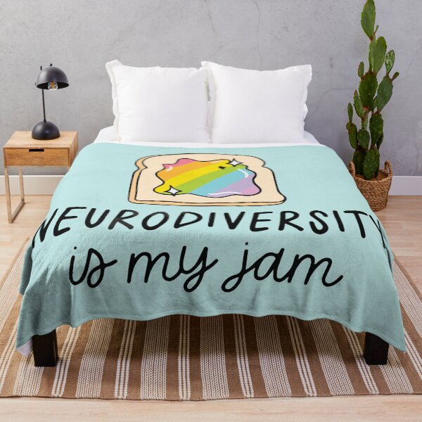 Item preview, Neurodiversity Is My Jam Rainbow Toast designed and sold by BrownHorse90s.