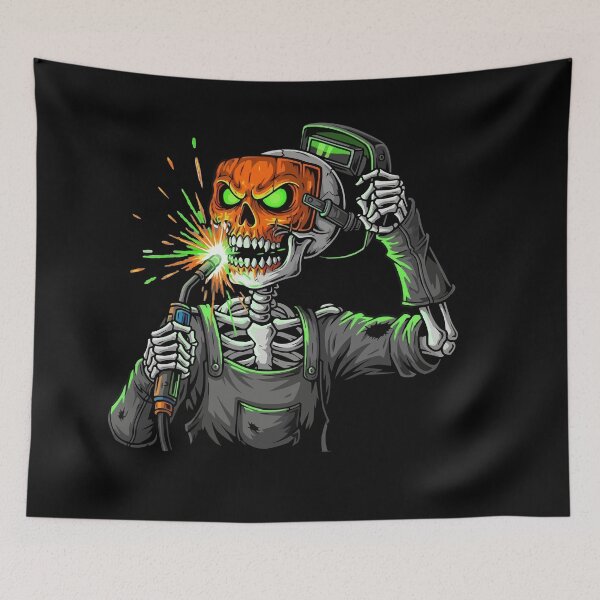 Item preview, Halloween Skeleton Welder designed and sold by bihtti.