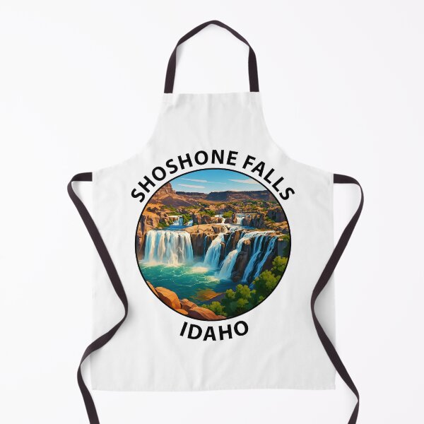Item preview, Shoshone Falls Idaho Travel Poster – Scenic Waterfall Wall Art USA designed and sold by inkNext.