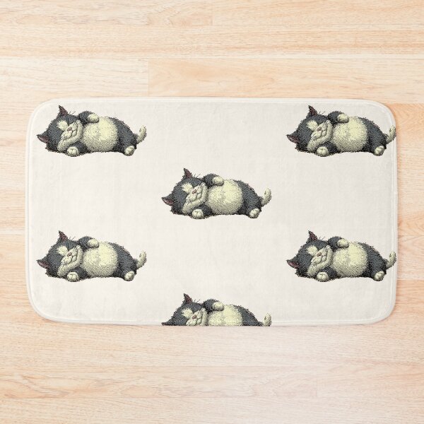 Item preview, Chubby Kitty Nap Lying Down Design designed and sold by Bambooartist.