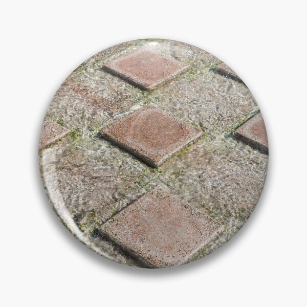 Item preview, Geometric Fountain Basin with Granite Squares in Shallow Water designed and sold by Georgia Mizuleva.