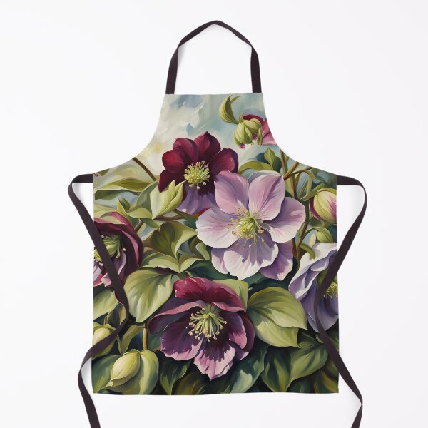 Item preview, Hellebores delicate bouquet art designed and sold by Ponted.