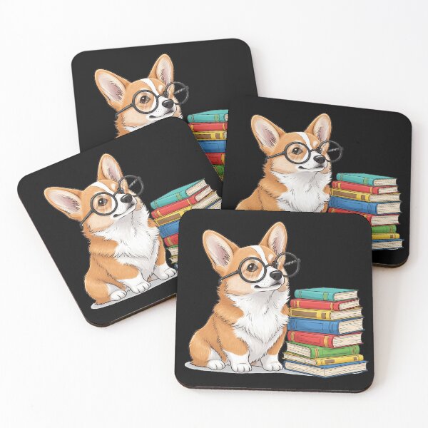 Item preview, Corgi And Books designed and sold by DesignsDominus.