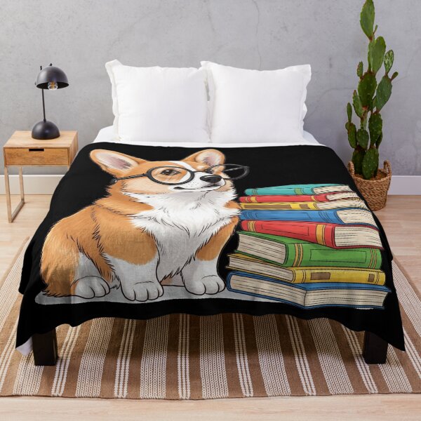 Item preview, Corgi And Books designed and sold by DesignsDominus.