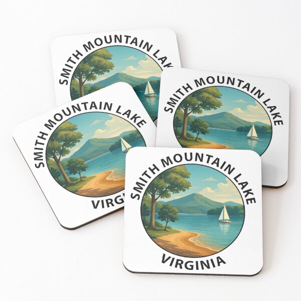 Item preview, Smith Mountain Lake Virginia – Scenic Sunrise Travel Poster USA designed and sold by inkNext.