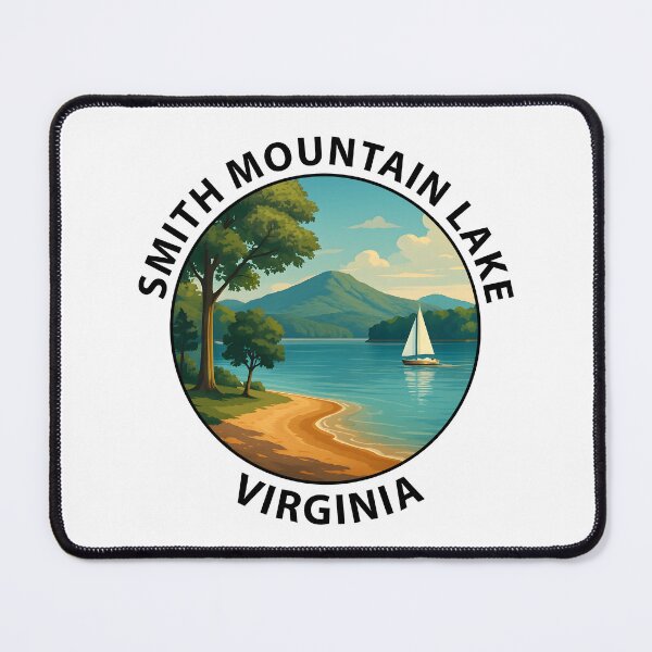 Item preview, Smith Mountain Lake Virginia – Scenic Sunrise Travel Poster USA designed and sold by inkNext.