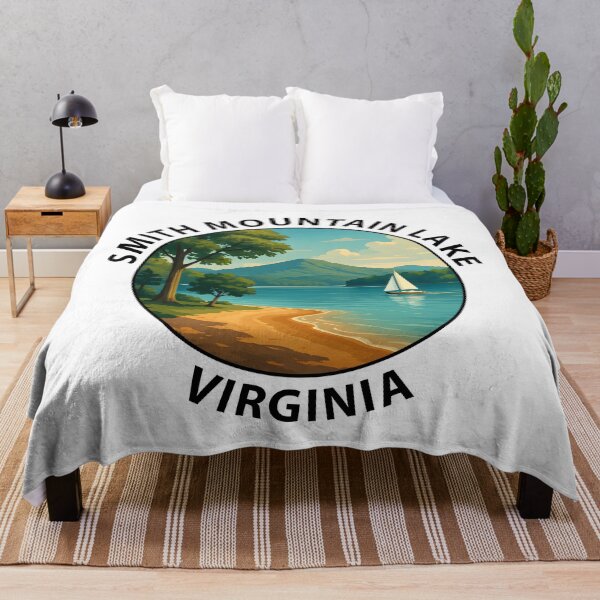 Item preview, Smith Mountain Lake Virginia – Scenic Sunrise Travel Poster USA designed and sold by inkNext.