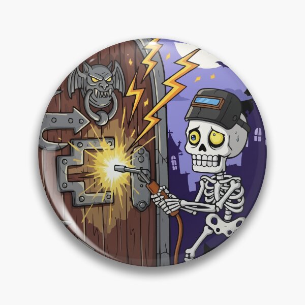 Item preview, Halloween Skeleton Welder designed and sold by bihtti.