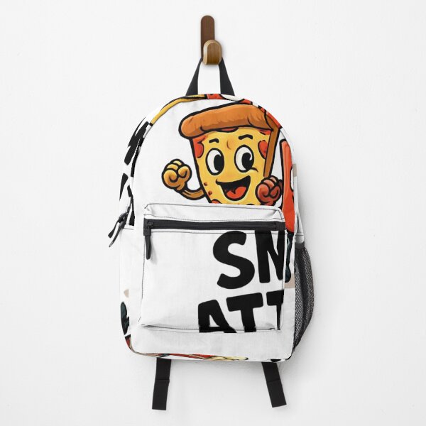Item preview, Snack Attack – Funny Cartoon Pizza, Fries & Popcorn Design designed and sold by Kotalo.