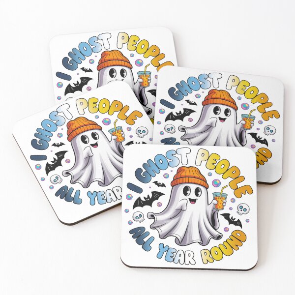 Item preview, Aroace Pride Ghost Funny Halloween Design – I Ghost People All Year Round designed and sold by Travelslightly.