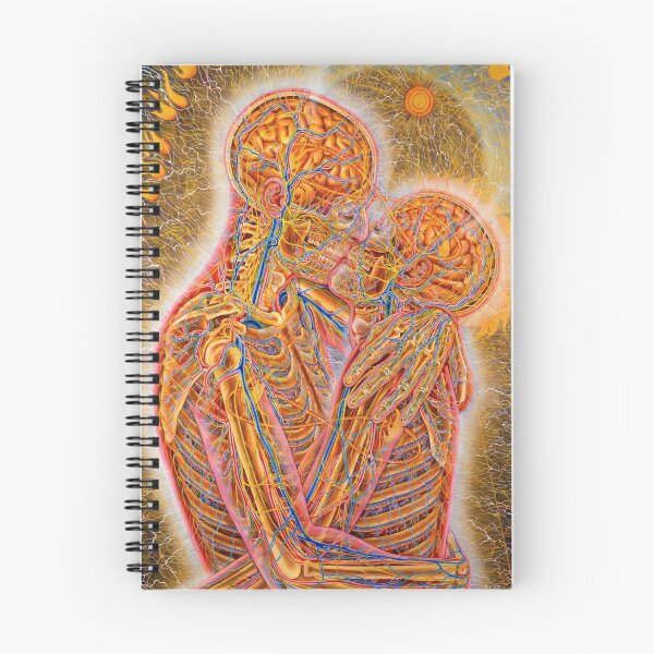 Artikelvorschau, Psychedelic Lovers – Kunstwerk zur kosmischen spirituellen Verbindung entworfen und verkauft von Not Hugo.