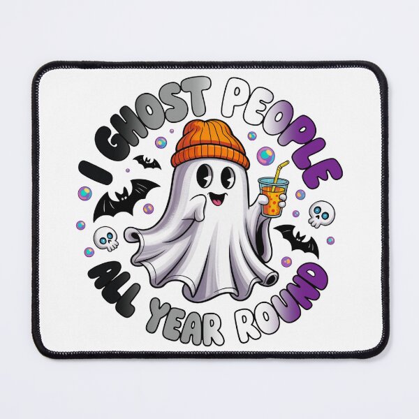 Item preview, Asexual Pride Ghost Funny Halloween Design – I Ghost People All Year Round designed and sold by Travelslightly.