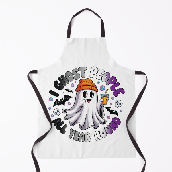 Item preview, Asexual Pride Ghost Funny Halloween Design – I Ghost People All Year Round designed and sold by Travelslightly.