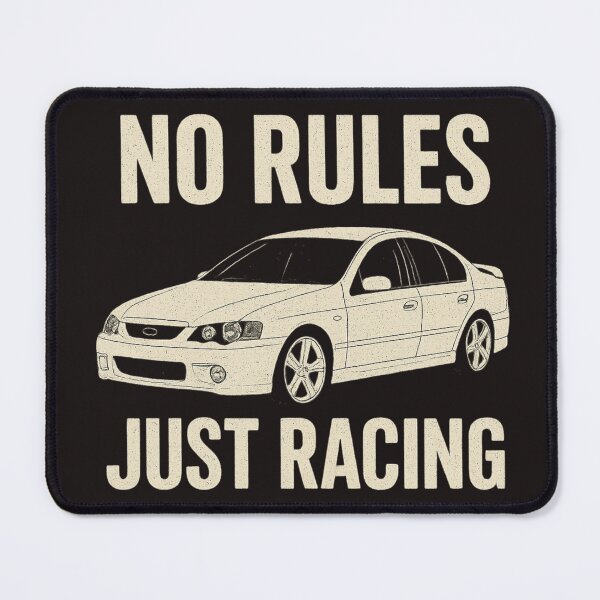Item preview, “No Rules Just Racing | V8 Street Sedan Graphic Tee | Night Drift Car Shirt | Bold Distressed Motorsport T-Shirt” designed and sold by wombathole.