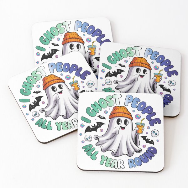 Item preview, Gay Pride MLM Ghost Funny Halloween Design – I Ghost People All Year Round designed and sold by Travelslightly.