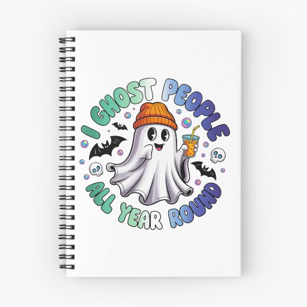 Item preview, Gay Pride MLM Ghost Funny Halloween Design – I Ghost People All Year Round designed and sold by Travelslightly.
