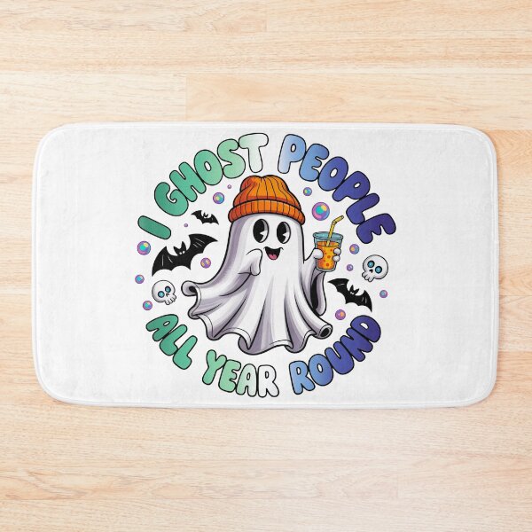 Item preview, Gay Pride MLM Ghost Funny Halloween Design – I Ghost People All Year Round designed and sold by Travelslightly.