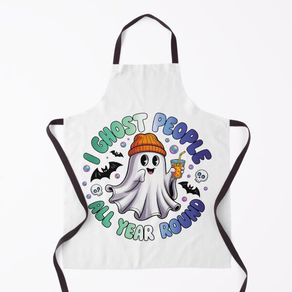 Item preview, Gay Pride MLM Ghost Funny Halloween Design – I Ghost People All Year Round designed and sold by Travelslightly.