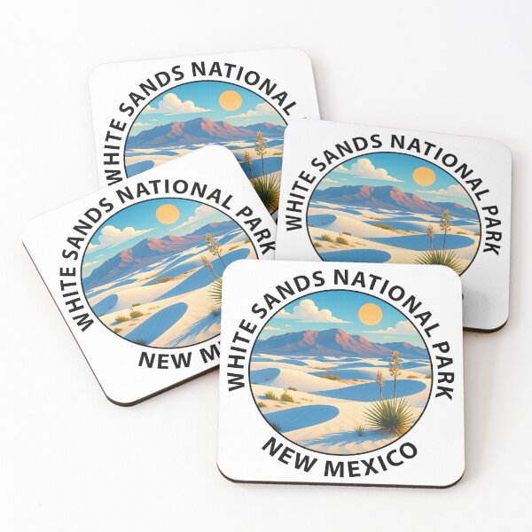 Item preview, White Sands National Park Poster – New Mexico Desert Landscape Art USA designed and sold by inkNext.
