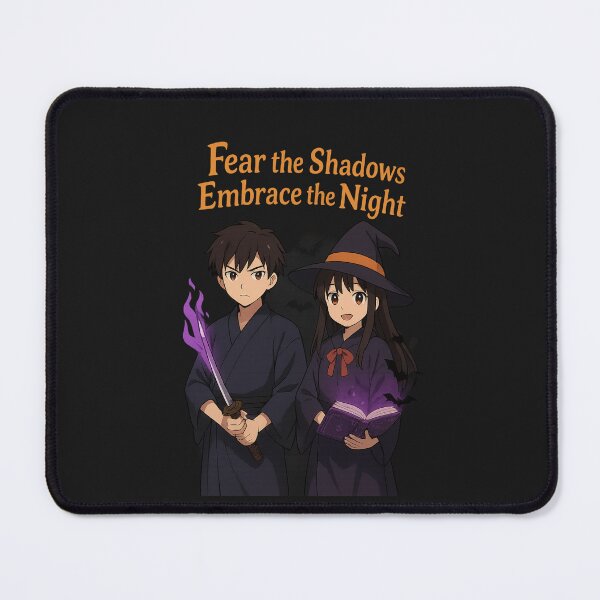 Item preview, Fear the Shadows, Embrace the Night – Anime Samurai & Witch designed and sold by Diwakar-Designs.